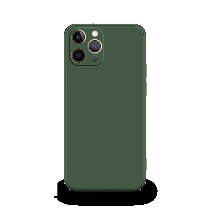 Husa protectie Flippy compatibila cu Apple iPhone XS Max Liquid Silicone Verde [2]