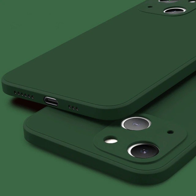 Husa protectie Flippy compatibila cu Apple iPhone XS Max Liquid Silicone Verde [5]