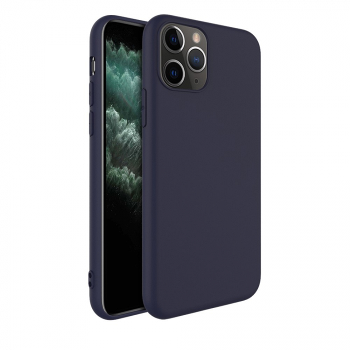Husa protectie Flippy compatibila cu Huawei Nova 8i Matte Tpu Albastru Inchis Mat [1]