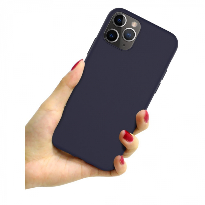 Husa protectie Flippy compatibila cu Huawei Nova 9 Matte Tpu Albastru Inchis Mat [3]