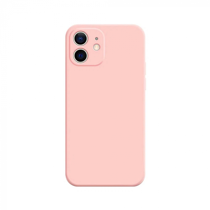Husa protectie Flippy compatibila cu Huawei P Smart 2020 Liquid Silicone Case Roz [1]