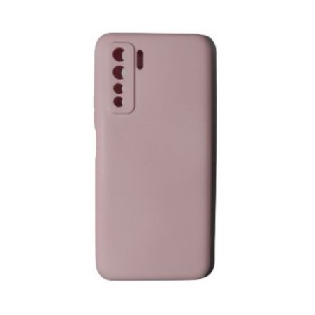 Husa protectie Flippy compatibila cu Huawei P40 Lite 5G Liquid Silicone Case Roz [1]