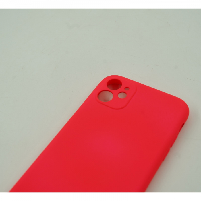 Husa protectie Flippy compatibila cu Huawei Y7 2019 Liquid Silicone Case Fucshia [4]