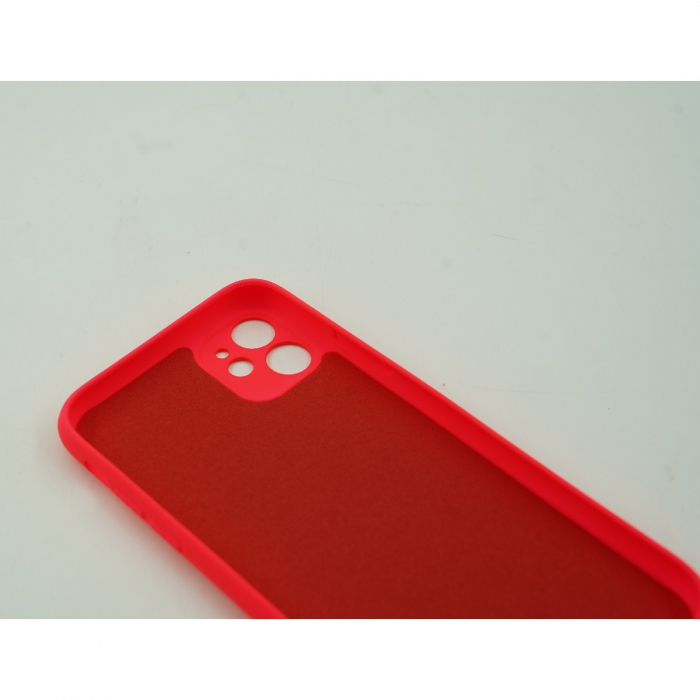Husa protectie Flippy compatibila cu Huawei Y7 2019 Liquid Silicone Case Fucshia [5]