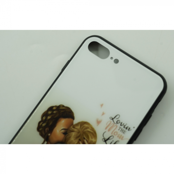 Husa protectie Flippy compatibila cu Samsung A03s Glass print Lovin the Mom Multicolor [5]
