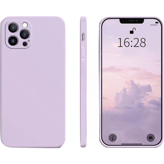 Husa protectie Flippy compatibila cu Samsung A21S Liquid Silicone Case Mov [1]