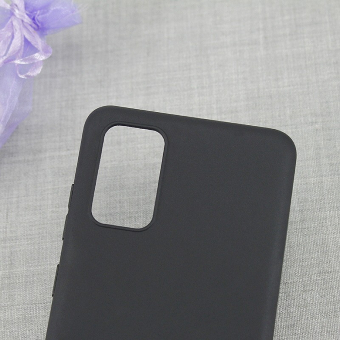 Husa protectie Flippy compatibila cu Samsung Galaxy A51 4G Liquid Silicone Case Negru [4]