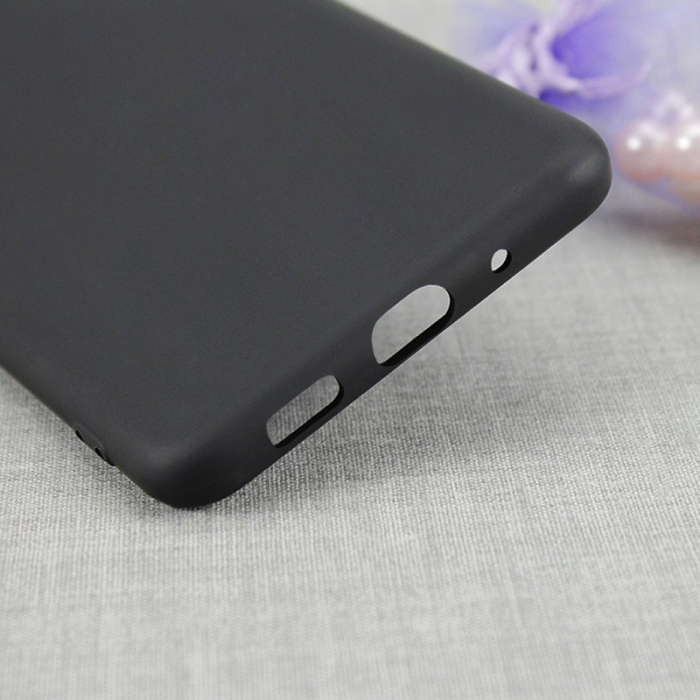 Husa protectie Flippy compatibila cu Samsung Galaxy A51 4G Liquid Silicone Case Negru [5]