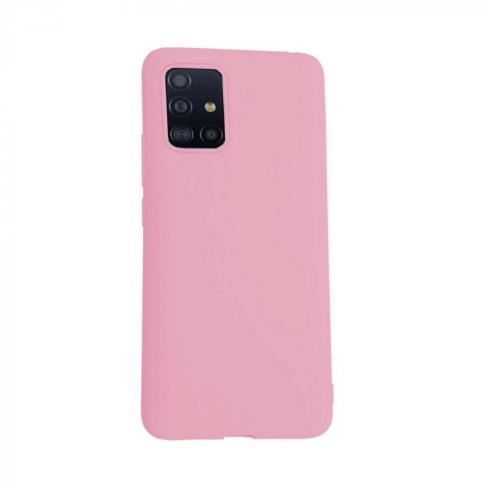 Husa protectie Flippy compatibila cu Samsung Galaxy A51 Matte Tpu Roz [2]