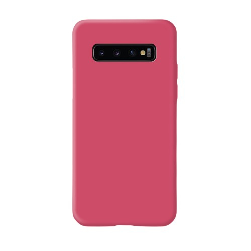 Husa protectie Flippy compatibila cu Samsung Galaxy S10 Liquid Silicone Case Fuchsia [2]