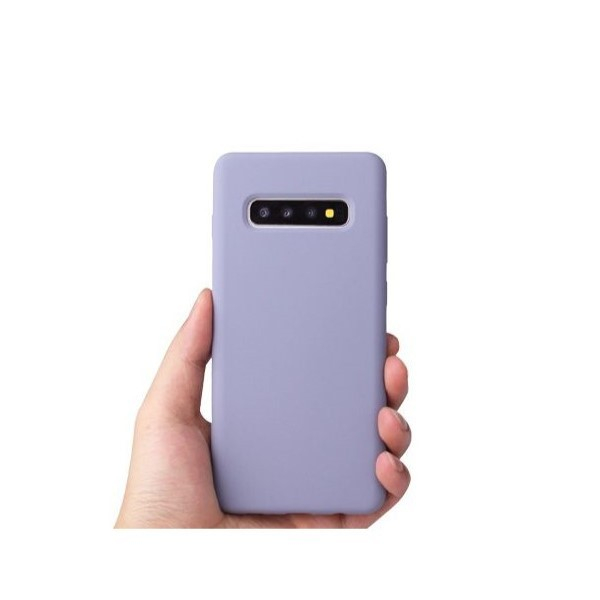 Husa protectie Flippy compatibila cu Samsung Galaxy S10 Liquid Silicone Case Mov [1]