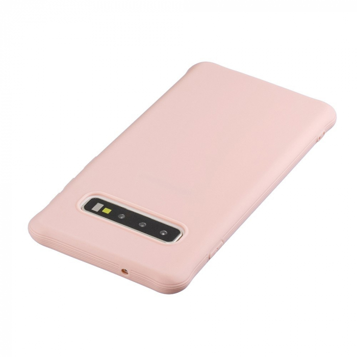 Husa protectie Flippy compatibila cu Samsung Galaxy S10 Plus Matte Tpu Roz [5]
