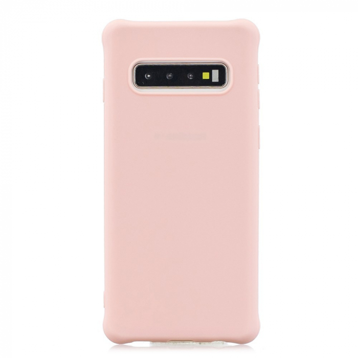 Husa protectie Flippy compatibila cu Samsung Galaxy S10 Plus Matte Tpu Roz [3]