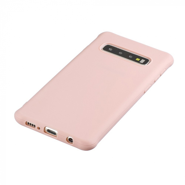 Husa protectie Flippy compatibila cu Samsung Galaxy S10 Plus Matte Tpu Roz [4]
