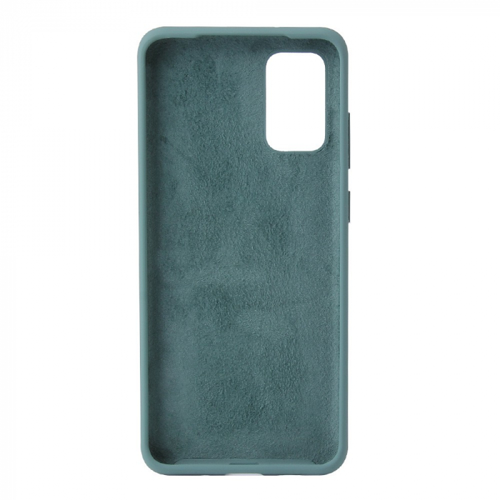 Husa protectie Flippy compatibila cu Samsung Galaxy S21 Ultra Liquid Silicone Case Verde [3]