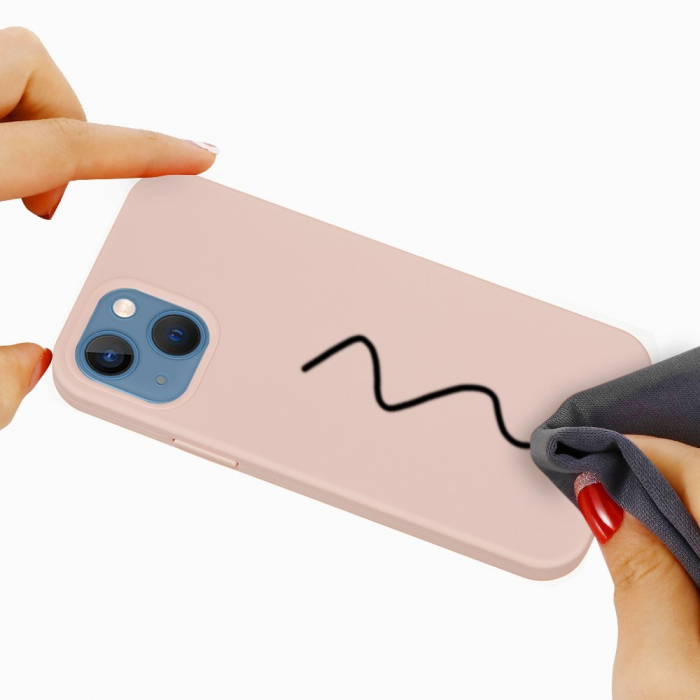 Husa protectie Flippy compatibila cu Samsung S20 FE Liquid Silicone Roz [4]