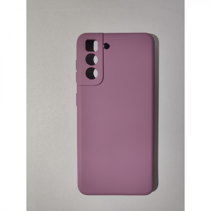 Husa protectie Flippy compatibila cu Samsung S21 5G Liquid Silicone Case Mov [3]