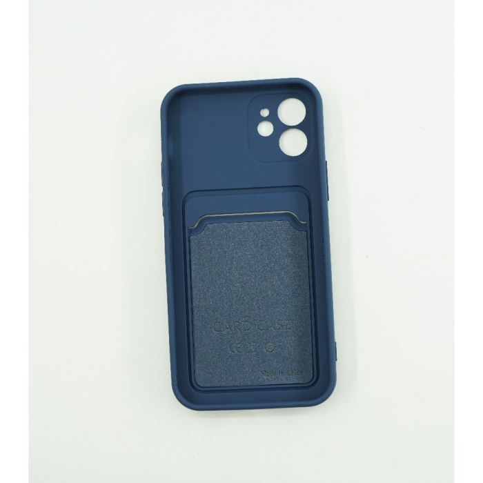Husa protectie Flippy cu suport card compatibila cu Samsung Galaxy A21S Albastru inchis [3]