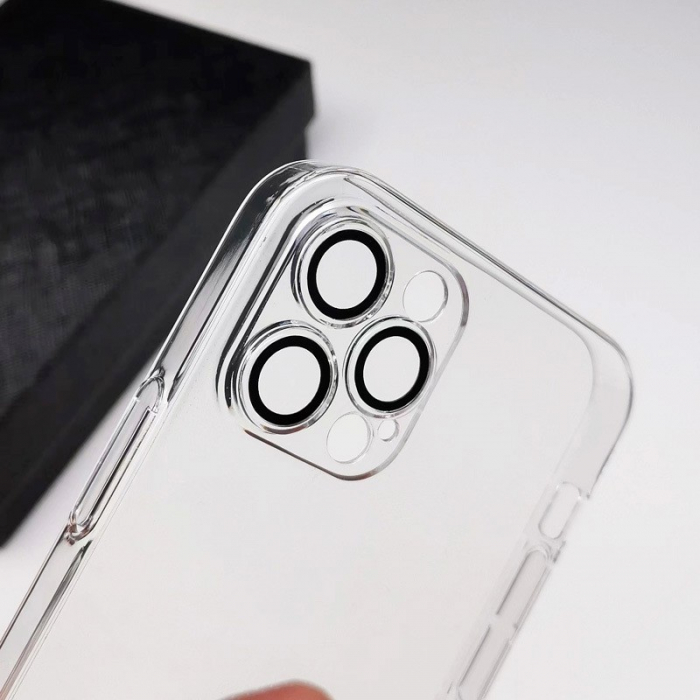 Husa protectie Flippy pentru Apple iPhone 11, MagSafe Silicone, Protectie si folie camera inclusa, protectie camera, Transparent [7]
