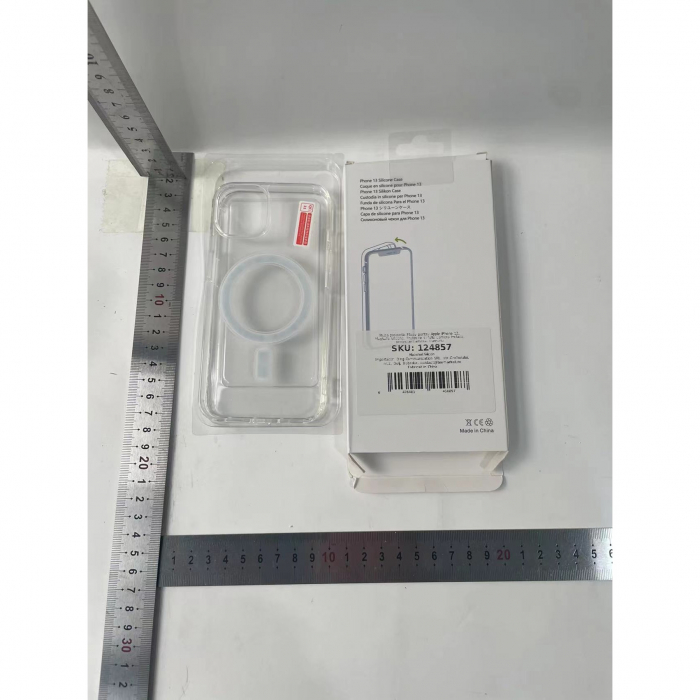 Husa protectie Flippy pentru Apple iPhone 13, MagSafe Silicone, Protectie si folie camera inclusa, protectie camera, Fumuriu [5]