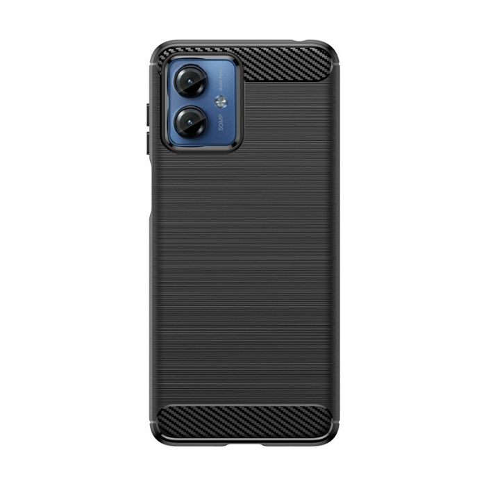 Husa Protectie, Flippy, pentru Motorola Moto G14, TPU Carbon, Negru [1]