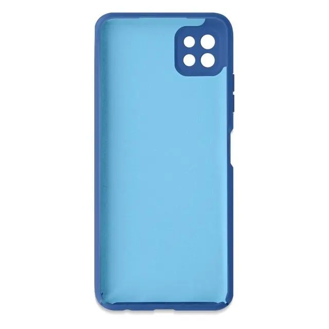 Husa protectie Flippy pentru Samsung A22 5G Liquid Silicone Albastru Inchis [2]