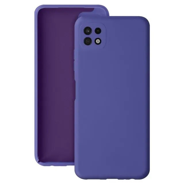 Husa protectie Flippy pentru Samsung A22 5G Liquid Silicone Mov [1]