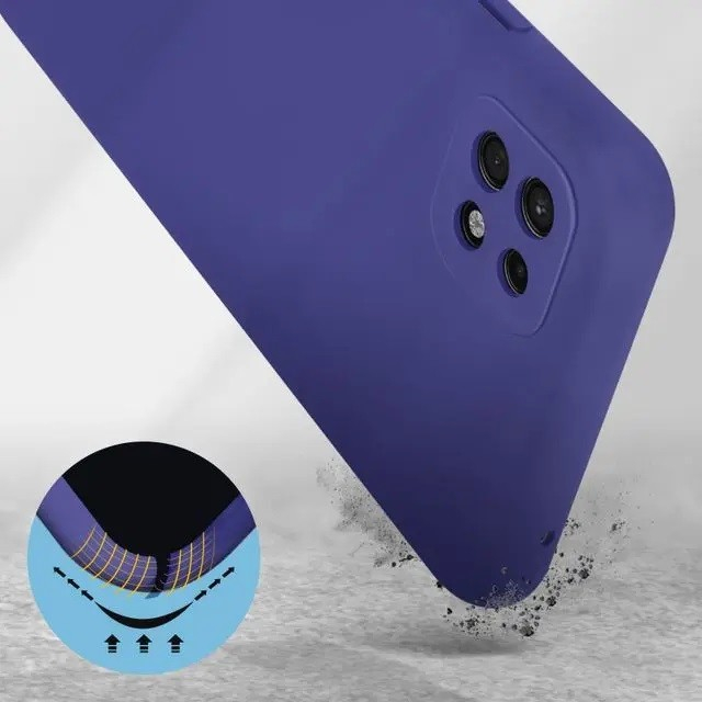 Husa protectie Flippy pentru Samsung A22 5G Liquid Silicone Mov [9]