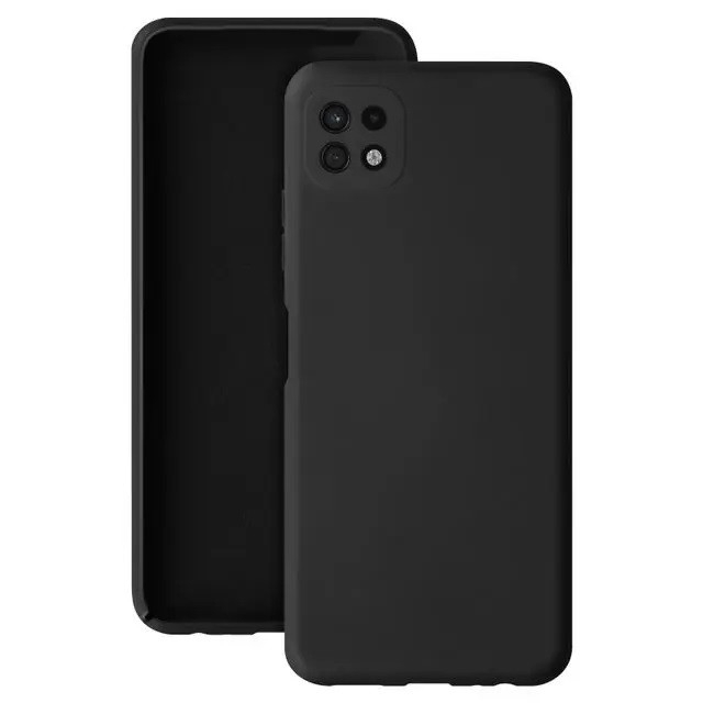 Husa protectie Flippy pentru Samsung A22 5G Liquid Silicone Negru [1]