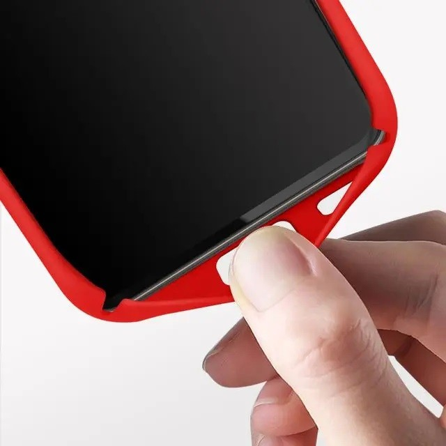 Husa protectie Flippy pentru Samsung A53 5G Liquid Silicone Rosu [3]