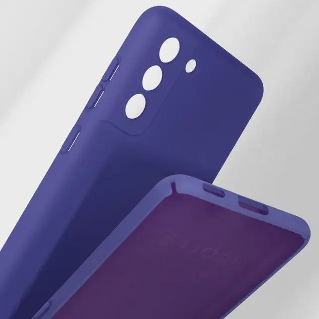 Husa protectie Flippy pentru Samsung S21 FE Liquid Silicone Mov [5]