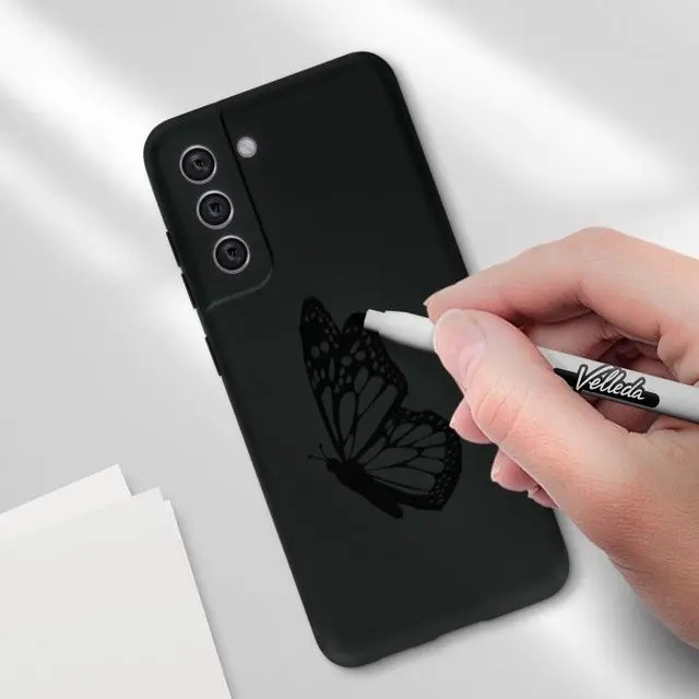 Husa protectie Flippy pentru Samsung S21 FE Liquid Silicone Negru [7]