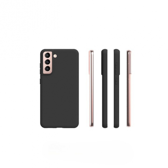 Husa protectie Flippy pentru Samsung S21 FE Liquid Silicone Negru [4]
