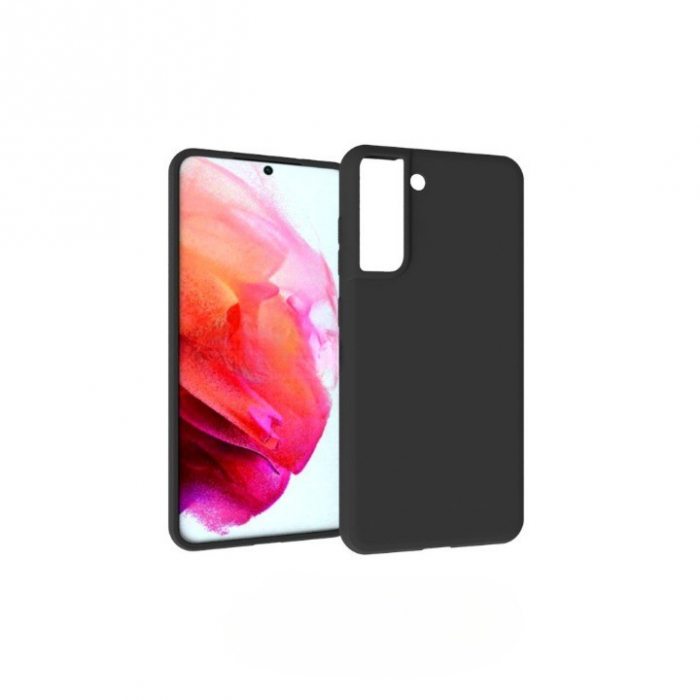 Husa protectie Flippy pentru Samsung S21 FE Liquid Silicone Negru [2]