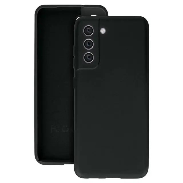 Husa protectie Flippy pentru Samsung S21 FE Liquid Silicone Negru [1]