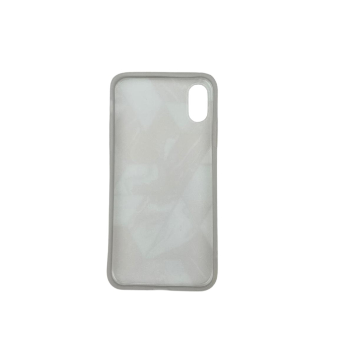 Husa protectie pentru Apple iPhone X/XS Soft IMD TPU Marble Geometric Albastru [2]
