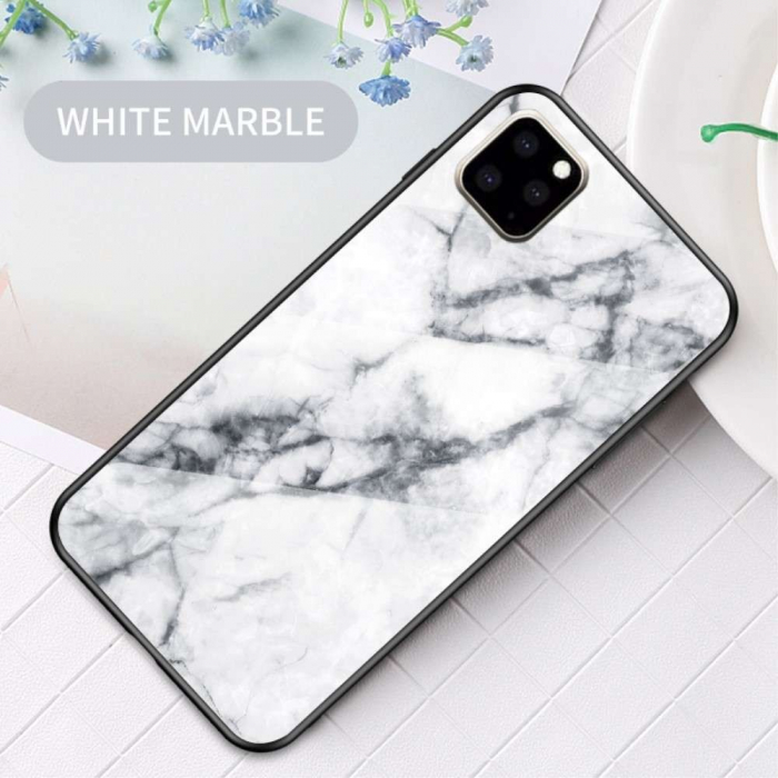 Husa protectie pentru Apple iPhone XR Marble Glass Model 2 [2]