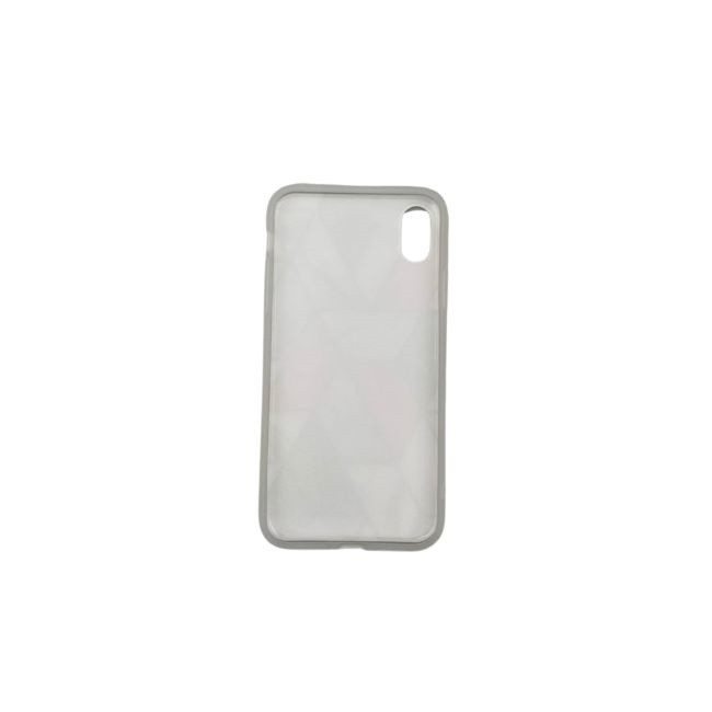 Husa protectie pentru Apple iPhone XR Soft IMD TPU Marble Geometric Alb [6]