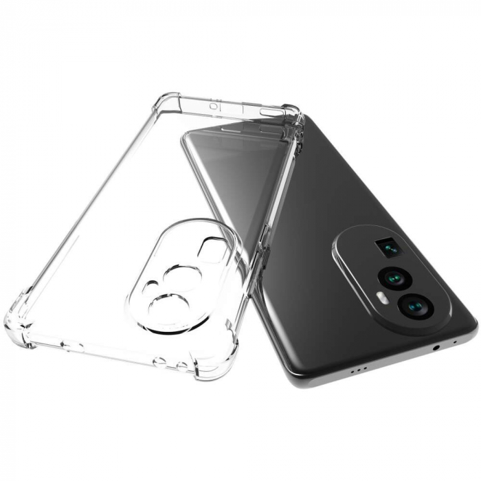 Husa protectie pentru Oppo Reno 8 5G, Flippy, TPU, Antisoc, Protectie colturi, Rezistenta la impact, 1.5 mm, Transparenta [6]