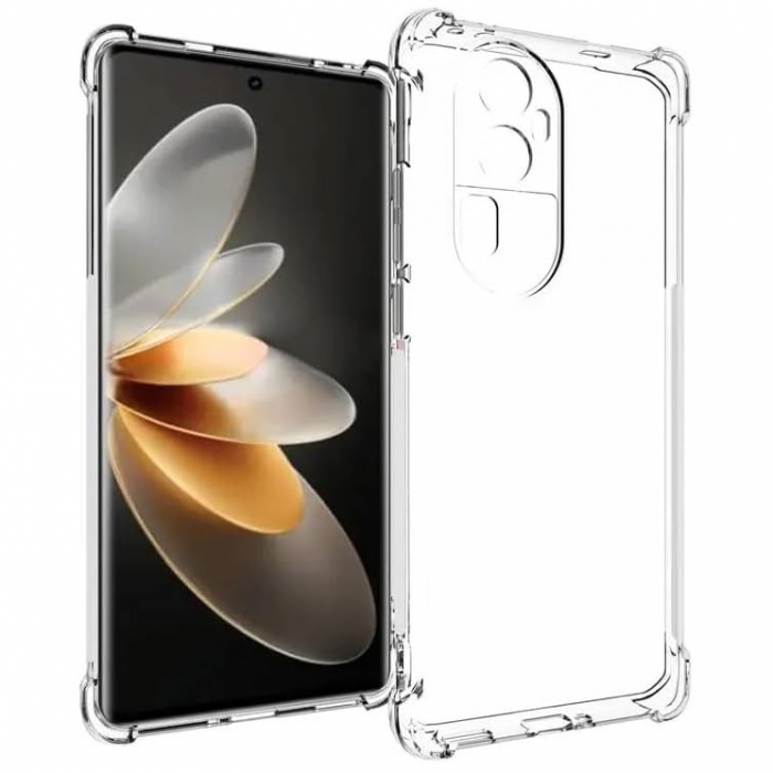 Husa protectie pentru Oppo Reno 8 5G, Flippy, TPU, Antisoc, Protectie colturi, Rezistenta la impact, 1.5 mm, Transparenta [5]