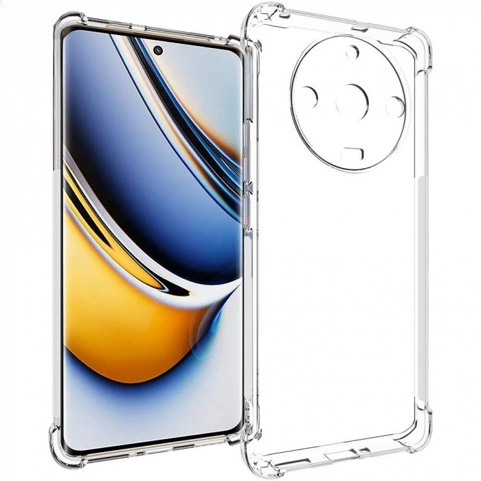 Husa protectie pentru Realme GT 2 / GT Neo 2, Flippy, TPU, Antisoc, Protectie colturi, Rezistenta la impact, 1.5 mm, Transparenta [1]