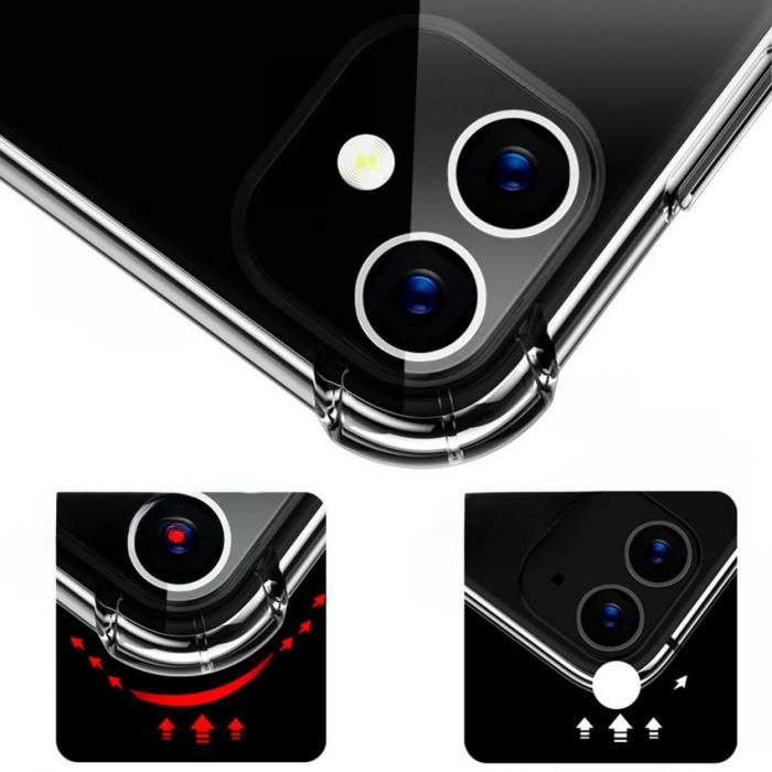 Husa protectie pentru Samsung S23 5G, Flippy, TPU, Antisoc, Protectie colturi, Rezistenta la impact, 1.5 mm, Transparenta [4]