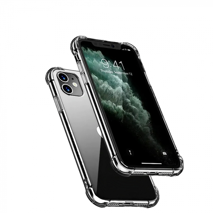Husa protectie pentru Samsung S23 Ultra, Flippy, TPU, Antisoc, Protectie colturi, Rezistenta la impact, 1.5 mm, Transparenta [1]