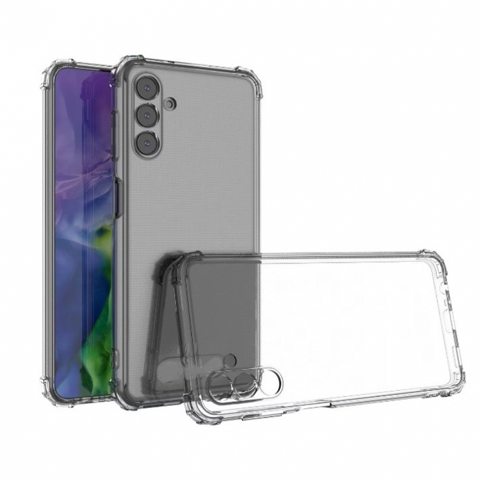 Husa protectie pentru Samsung S24 Ultra, Flippy, TPU, Antisoc, Protectie colturi, Rezistenta la impact, 1.5 mm, Transparenta [3]