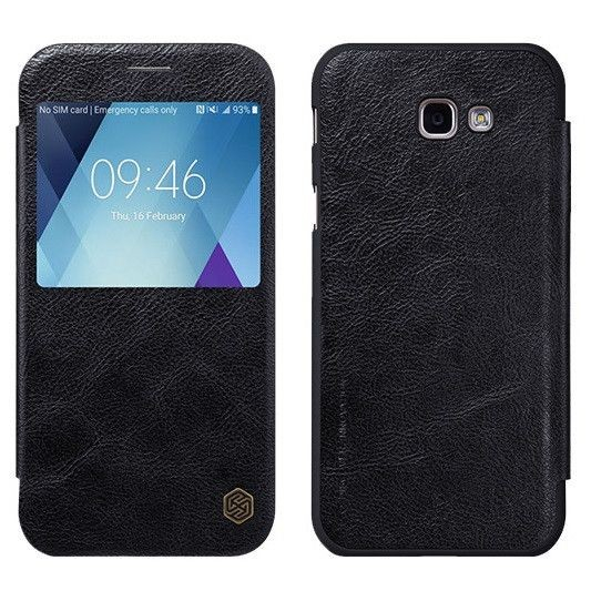 Husa Samsung Galaxy A3 2017 Nillkin Qin Flip Negru [5]
