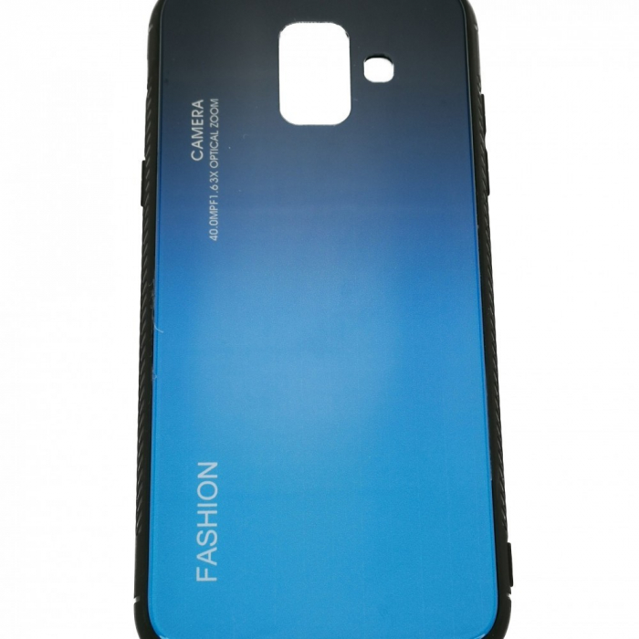 Husa Samsung Galaxy A8 2018 Hybrid Back Degrade, Albastru [7]