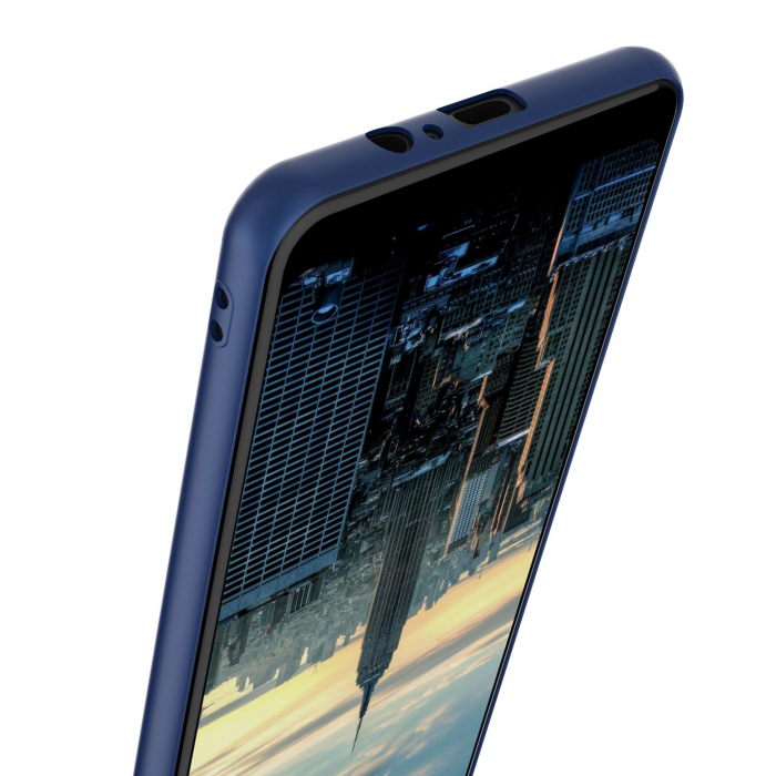 Husa Samsung Galaxy A8 2018 Luxury Case Albastru [5]