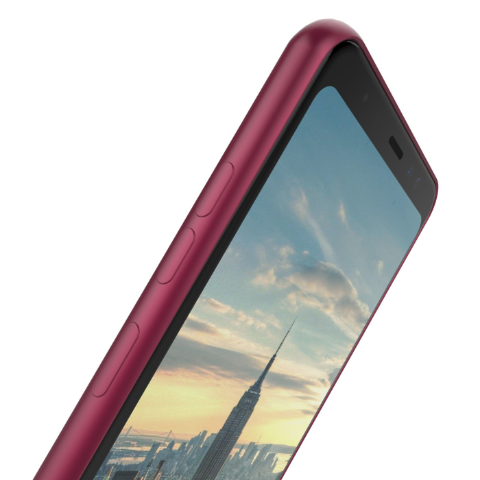 Husa Samsung Galaxy A8 2018 Luxury Case Burgundy [6]