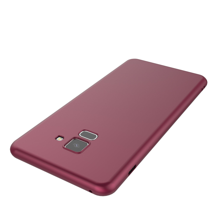 Husa Samsung Galaxy A8 2018 Luxury Case Burgundy [5]