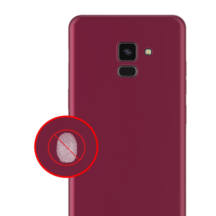 Husa Samsung Galaxy A8 2018 Luxury Case Burgundy [4]